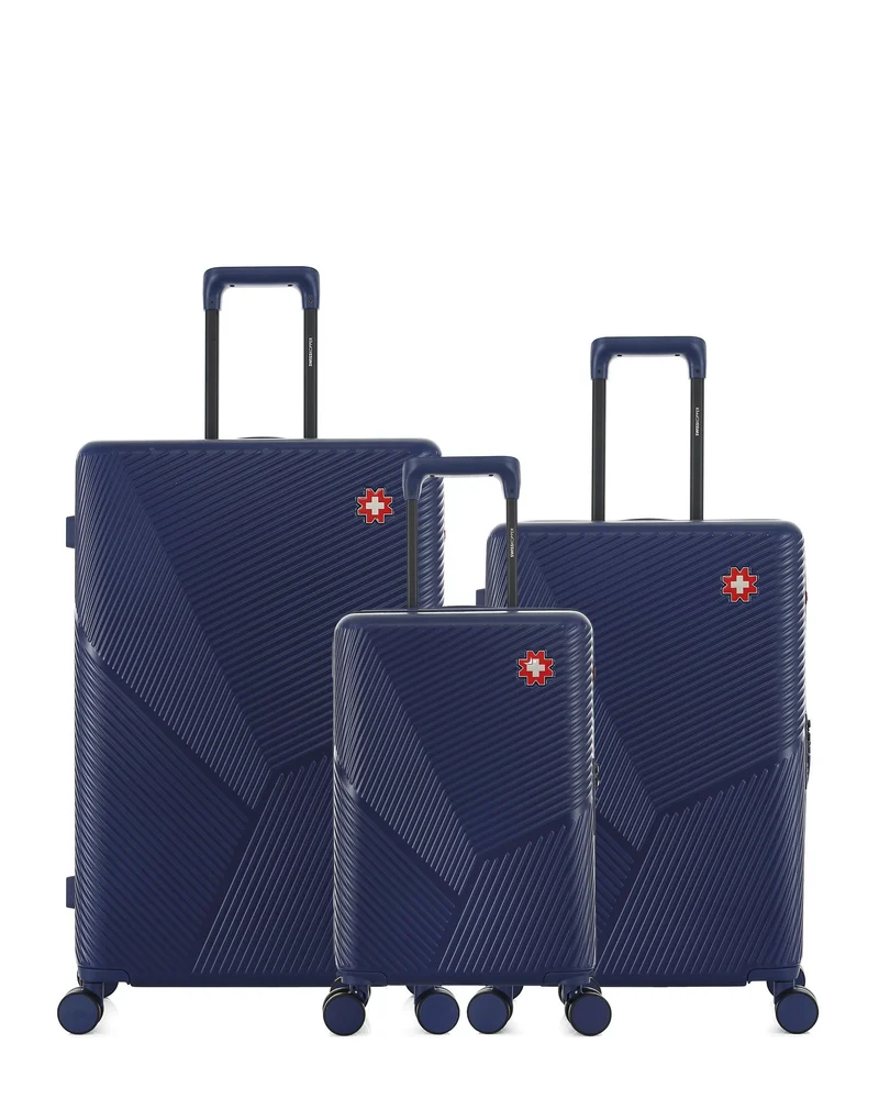 3er-Pack Hartschalenkoffer: Großer Koffer, mittelgroßer Koffer und Handgepäck XS FRIBOURG