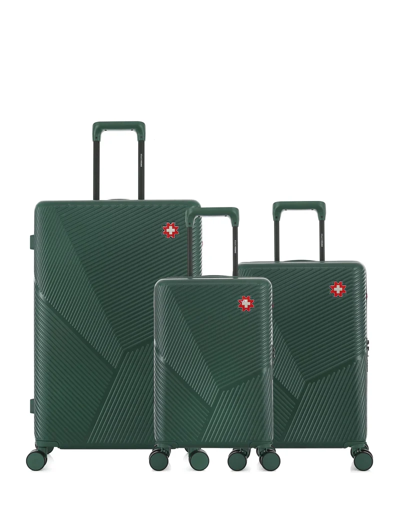 3er-Pack Hartschalenkoffer: Großer Koffer, Handgepäck und Handgepäck XS FRIBOURG