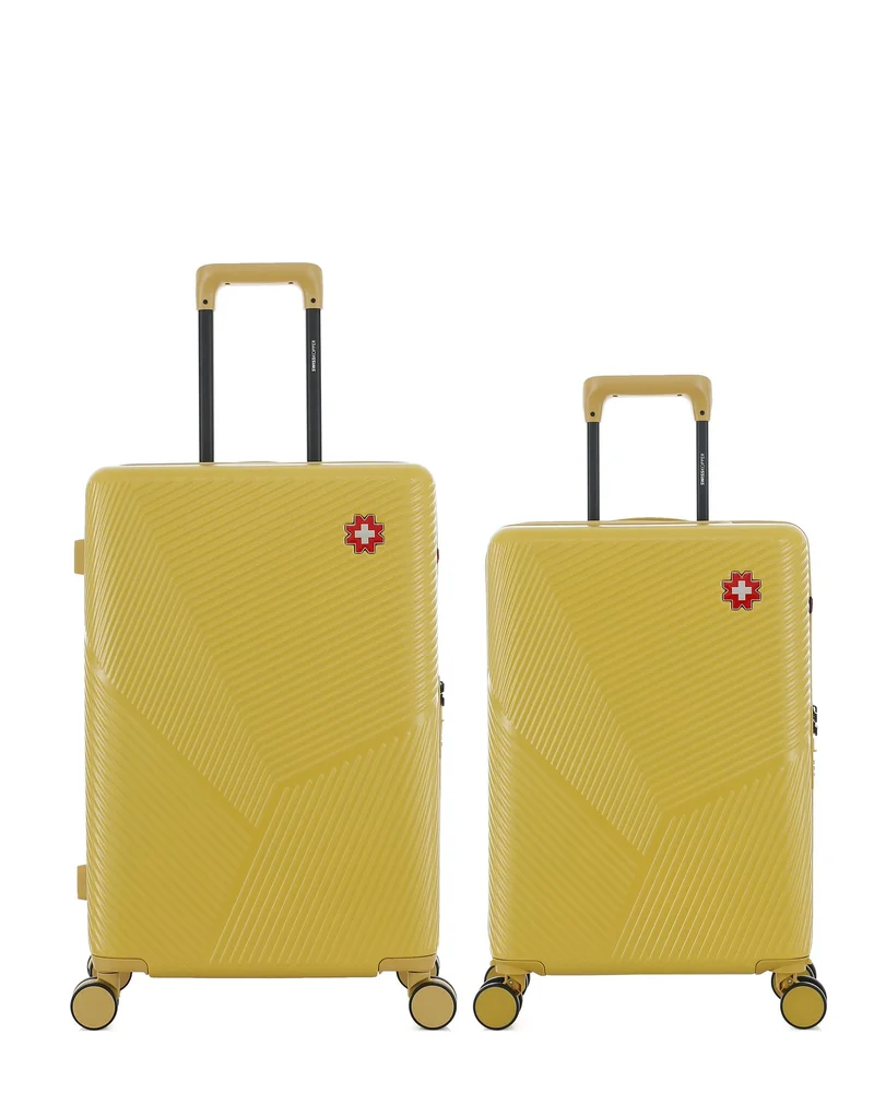 2er-Pack Hartschalenkoffer: Mittelgroßer und Handgepäck FRIBOURG