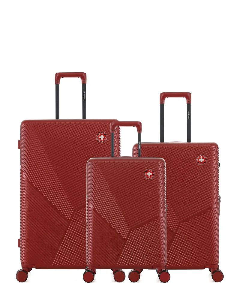 3er-Pack Hartschalenkoffer: Großer Koffer, mittelgroßer Koffer und Handgepäck FRIBOURG
