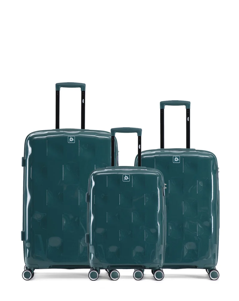 3er-Pack Hartschalenkoffer: Großer Koffer, mittelgroßer Koffer und Handgepäck AQUILA