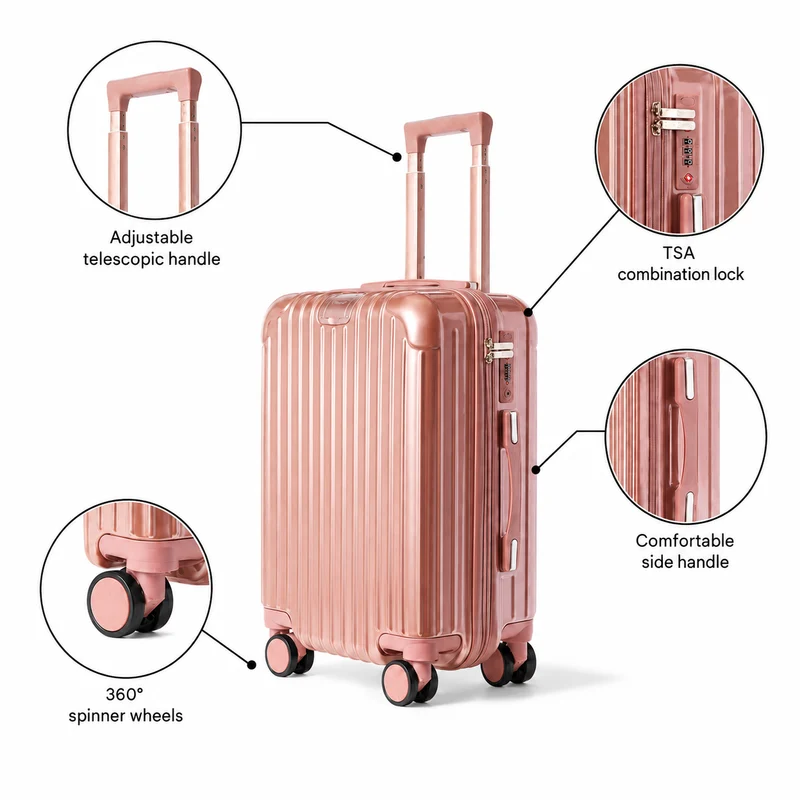 Reiskoffer Rose Gold | Large