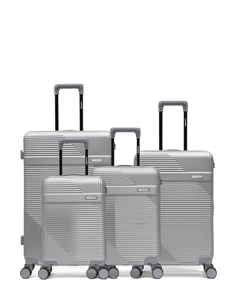 4er-Pack Hartschalenkoffer: Großer Koffer, mittelgroßer Koffer, Handgepäck und Handgepäck XS WOHLEN
