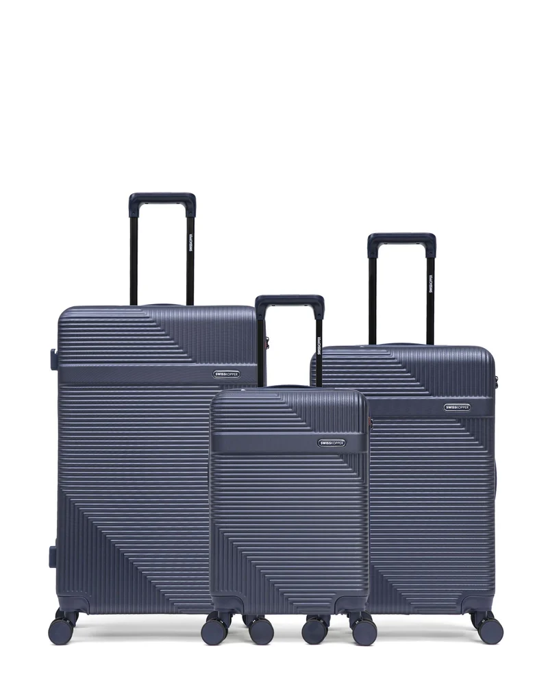 3er-Pack Hartschalenkoffer: Großer Koffer, mittelgroßer Koffer und Handgepäck WOHLEN
