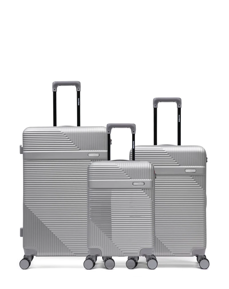 3er-Pack Hartschalenkoffer: Großer Koffer, mittelgroßer Koffer und Handgepäck WOHLEN