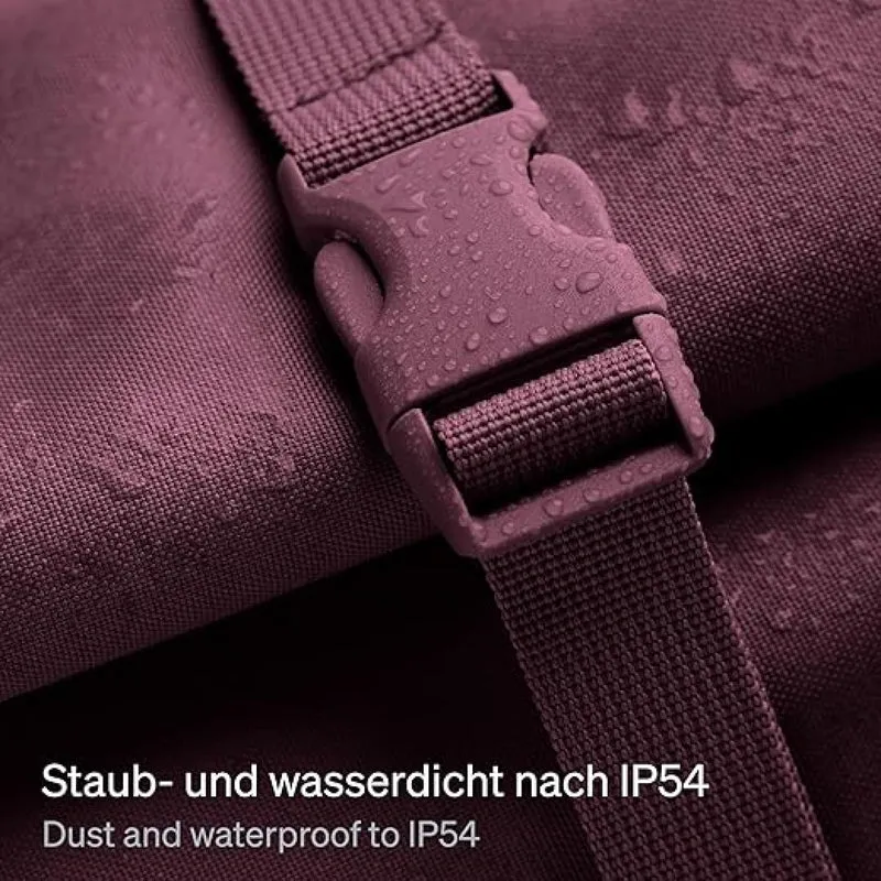 GOT BAG Rucksack Rolltop 2.0 | Laptop Rucksack wasserdicht mit Herausnehmbarer 15,6 Laptoptasche | 31 Liter Füllvolumen Rollrucksack kraken bordeaux