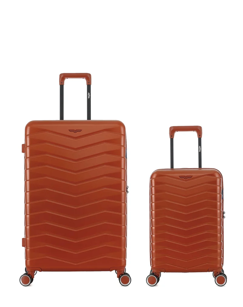 2er-Pack Hartschalenkoffer: Großer Koffer und Handgepäck XS SEATTLE