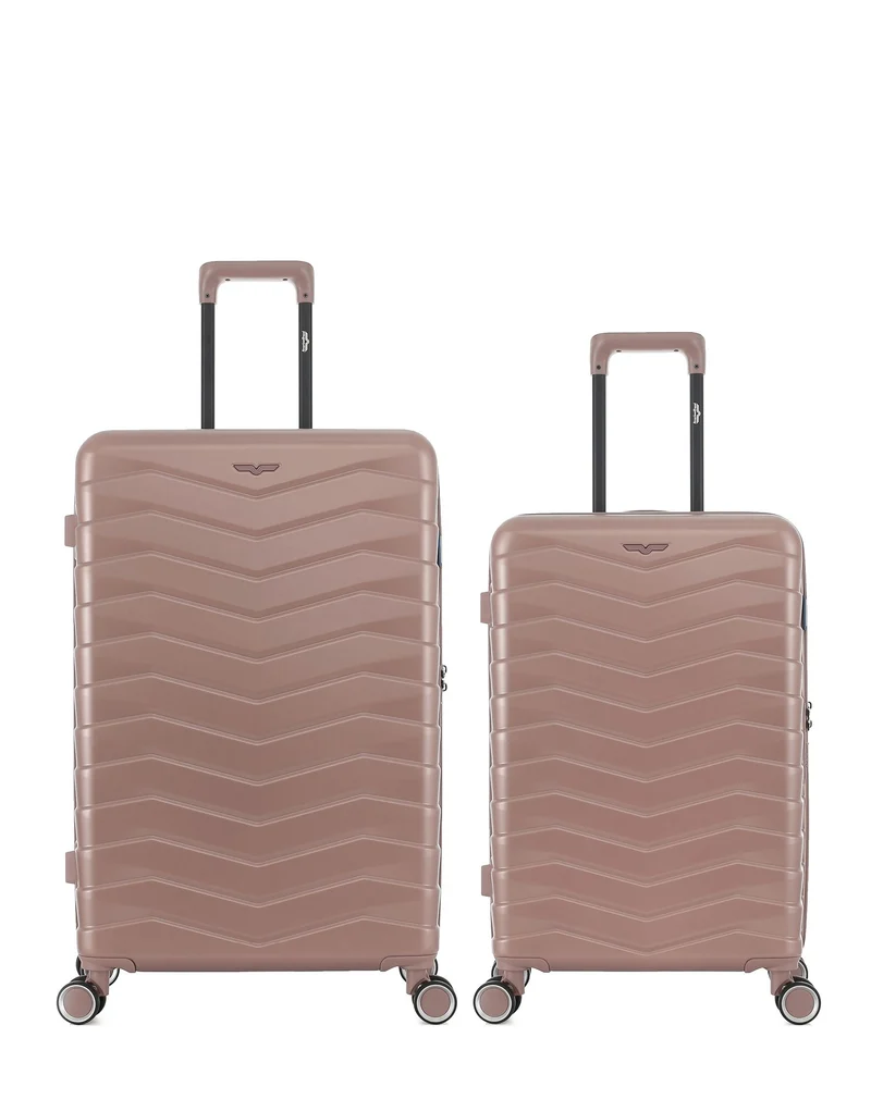 2er-Pack Hartschalenkoffer: Großer Koffer und mittelgroßer Koffer SEATTLE