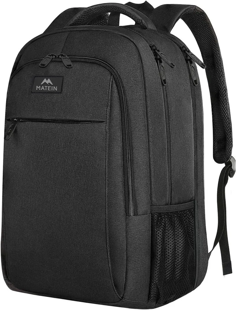 Black Mlassic Travel Laptop Backpack