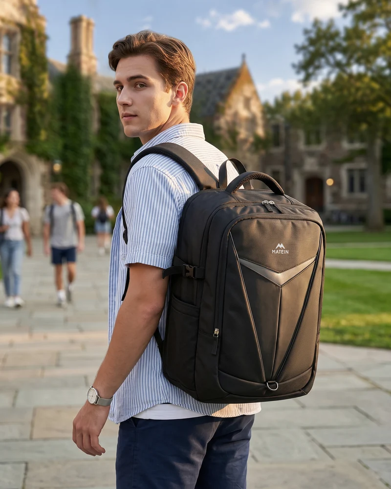 MATEIN 3-in-1 15 Inch Laptop Backpack with Tech Pouch