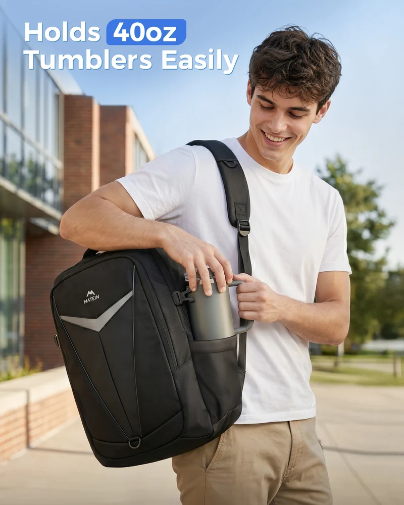 MATEIN 3-in-1 15 Inch Laptop Backpack with Tech Pouch