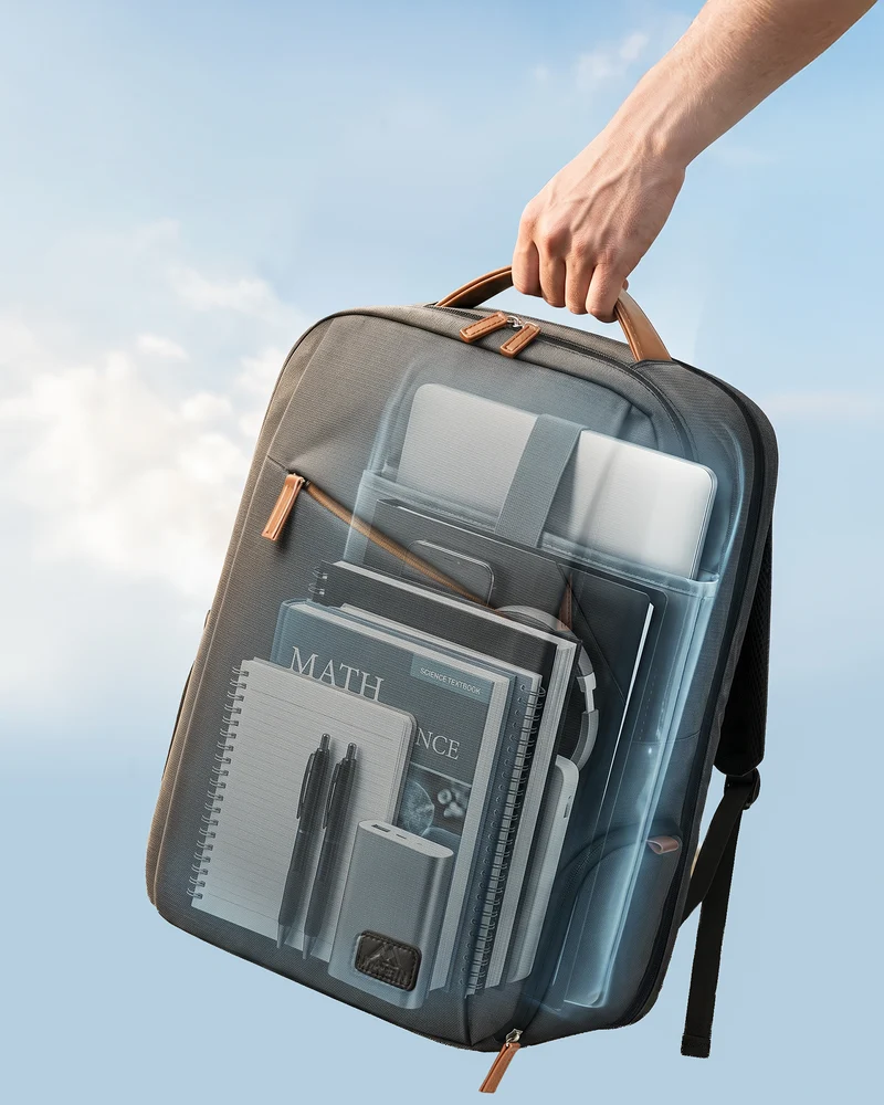 MATEIN Laptop Backpack with Lunch Cooler