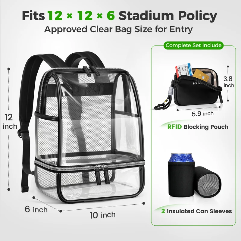 Clear Stadium Bag