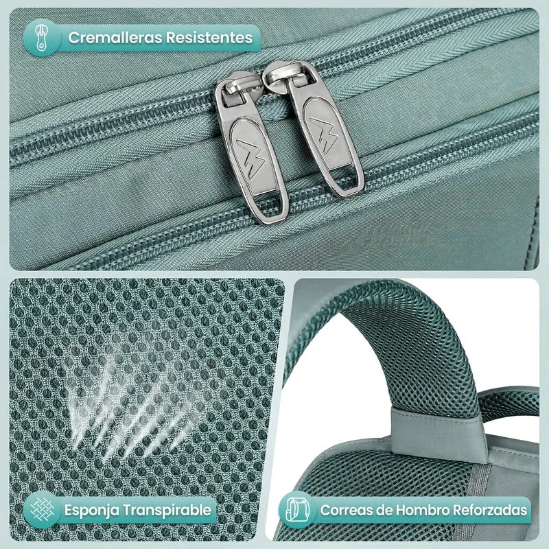 Mochila Viaje 40x30x20 con Bolsa Impermeable