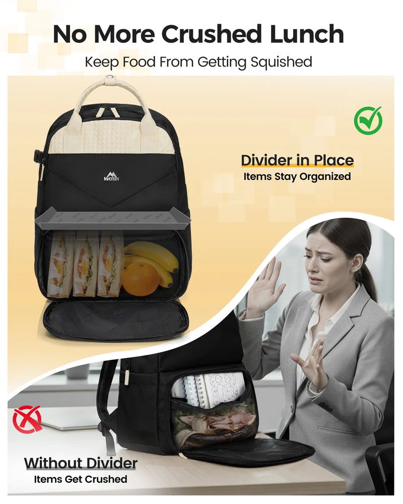 CLASSIC Womens Lunch Box Backpack for Work