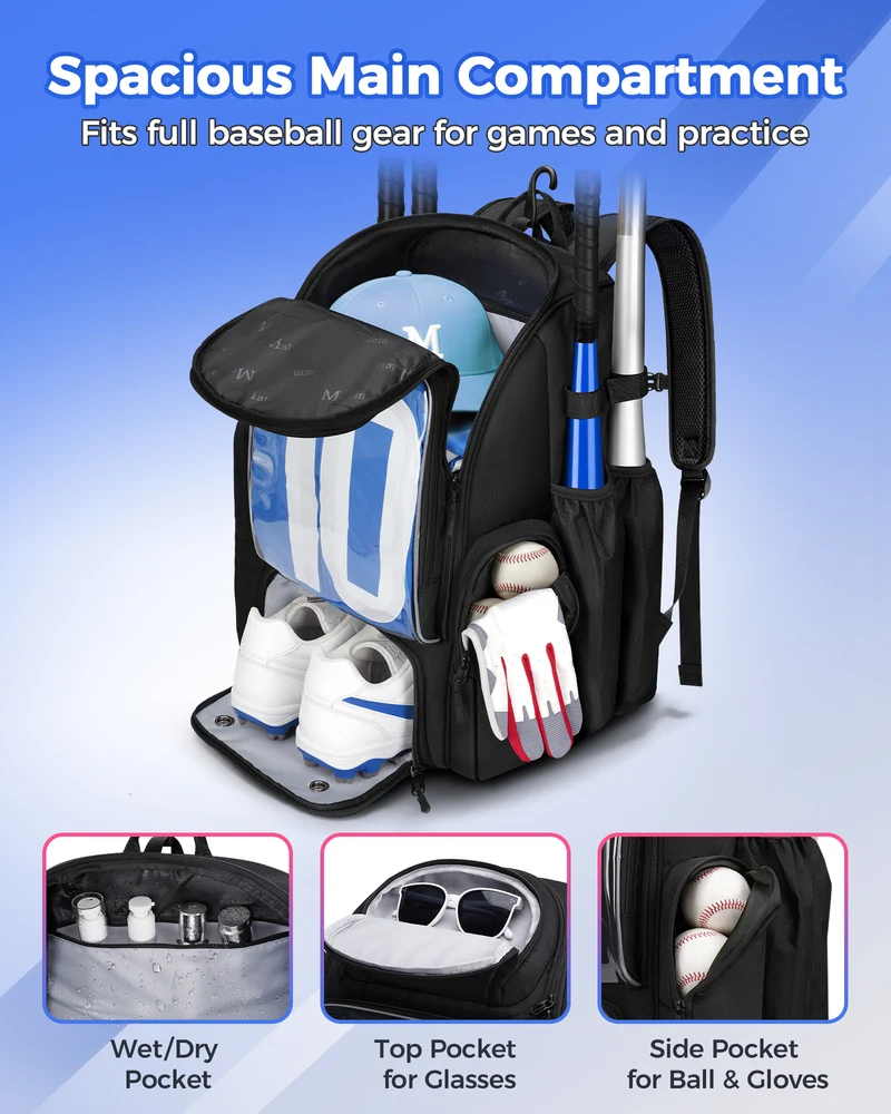 Baseball Equipment Backpack