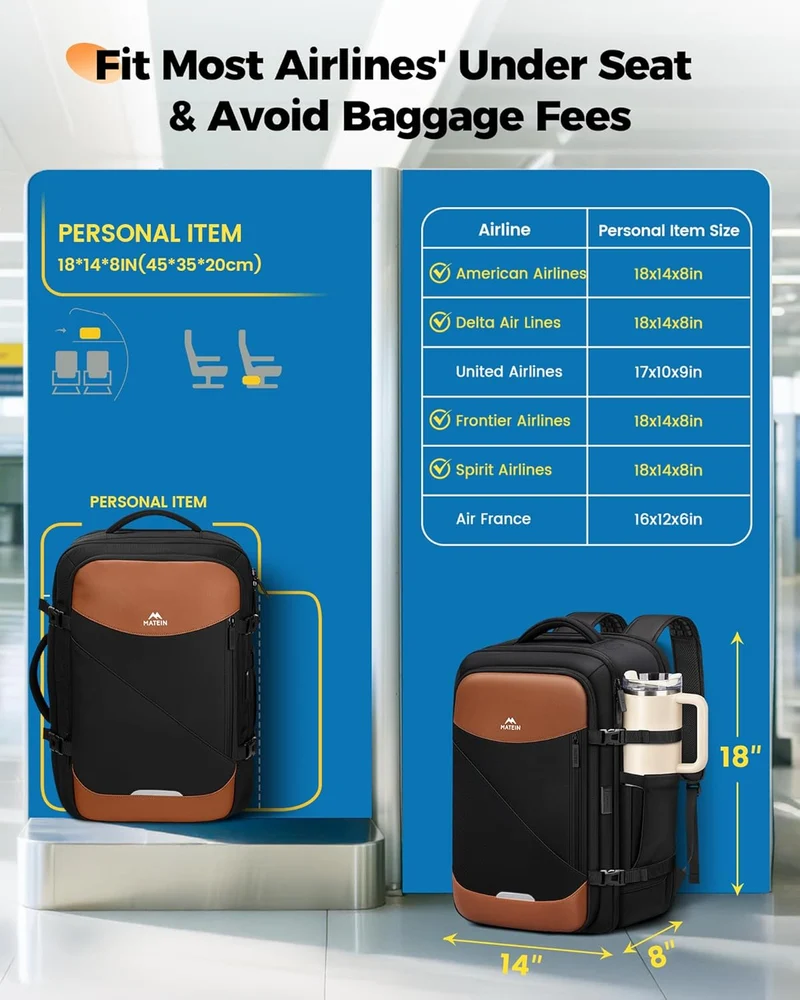 Travel Backpack with Port