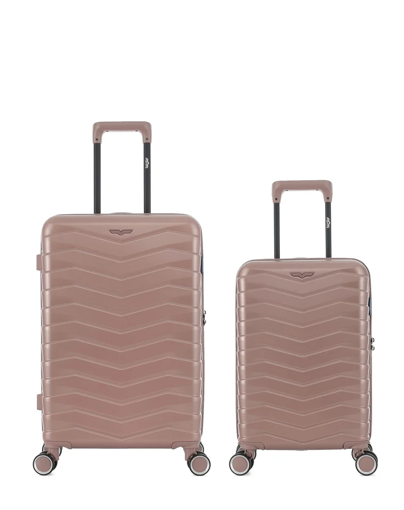 2er-Pack Hartschalenkoffer: Mittelgroßer Koffer und Handgepäck XS SEATTLE