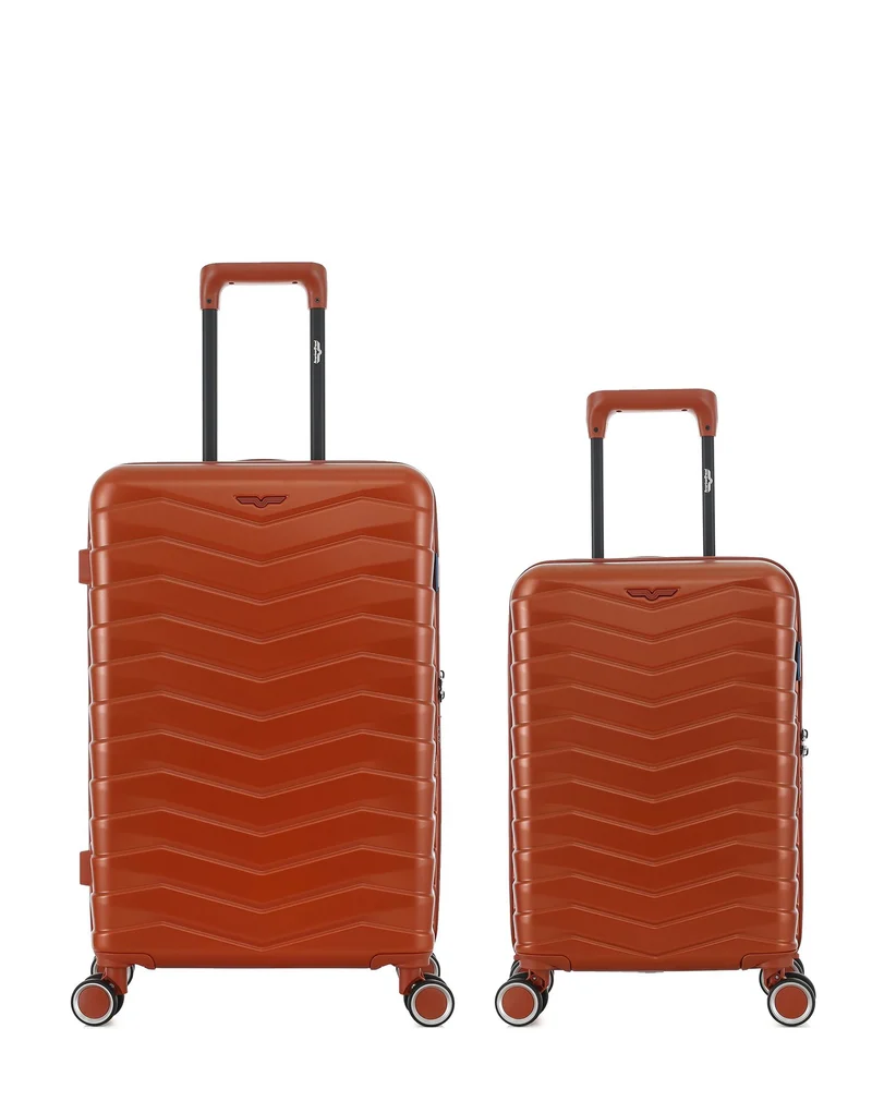 2er-Pack Hartschalenkoffer: Mittelgroßer Koffer und Handgepäck XS SEATTLE