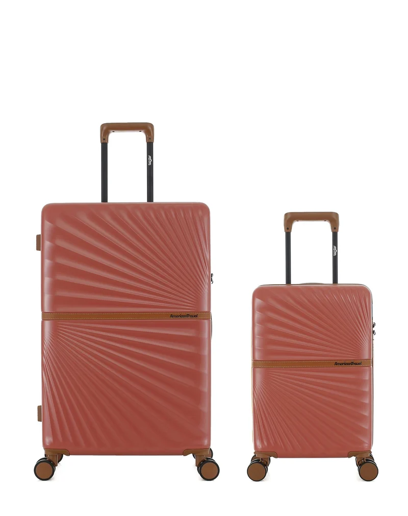 2er-Pack Hartschalenkoffer: Großer Koffer und Handgepäck XS OAKLAND
