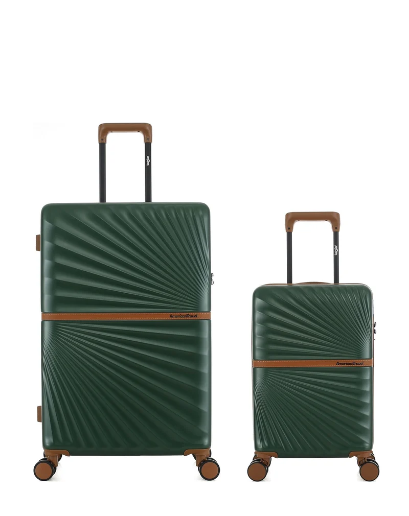 2er-Pack Hartschalenkoffer: Großer Koffer und Handgepäck XS OAKLAND