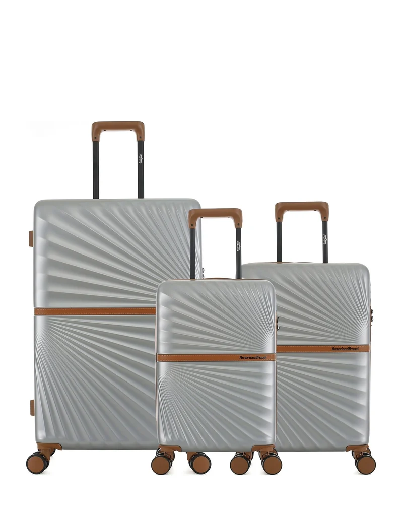 3er-Pack Hartschalenkoffer: Großer Koffer, Handgepäck und Handgepäck XS OAKLAND