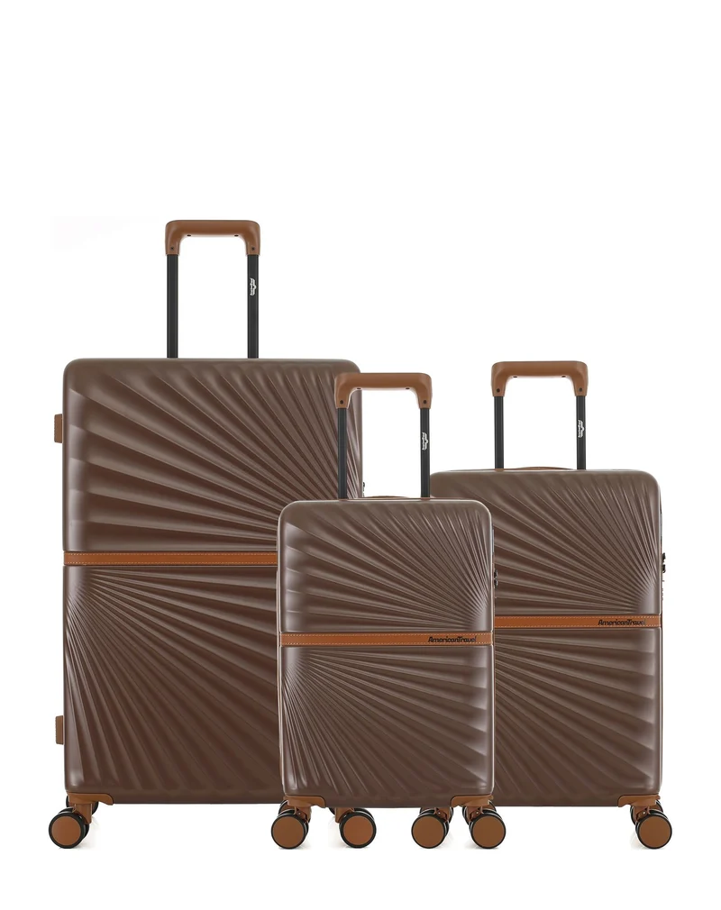 3er-Pack Hartschalenkoffer: Großer Koffer, Handgepäck und Handgepäck XS OAKLAND