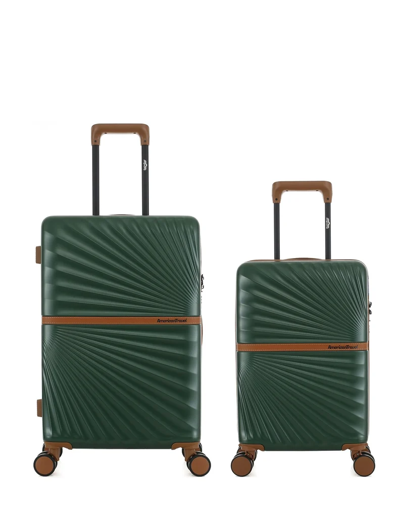 2er-Pack Hartschalenkoffer: Mittelgroßer Koffer und Handgepäck XS OAKLAND