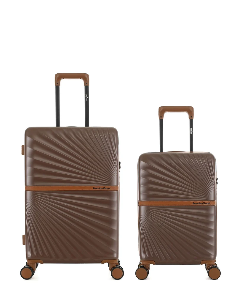2er-Pack Hartschalenkoffer: Mittelgroßer Koffer und Handgepäck XS OAKLAND