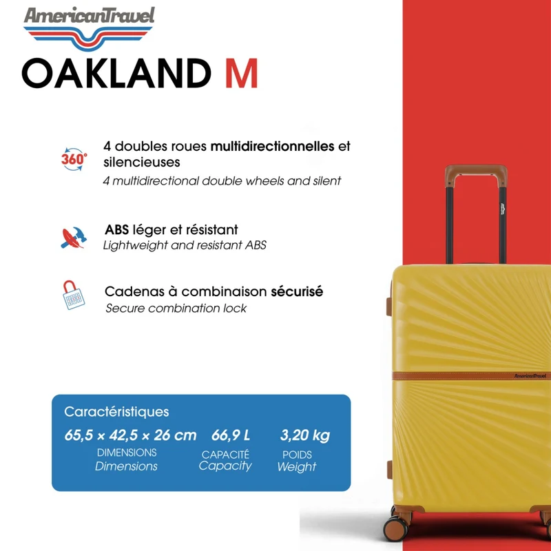 Mittelgroßer Hartschalenkoffer OAKLAND