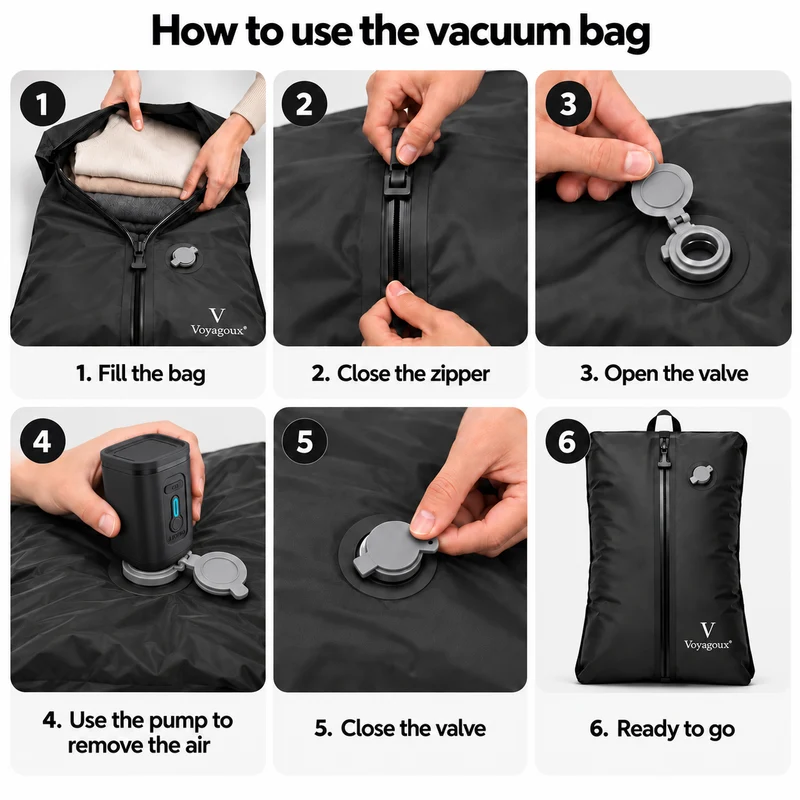 Voyagoux AirPack – Vacuüm Compressiezak