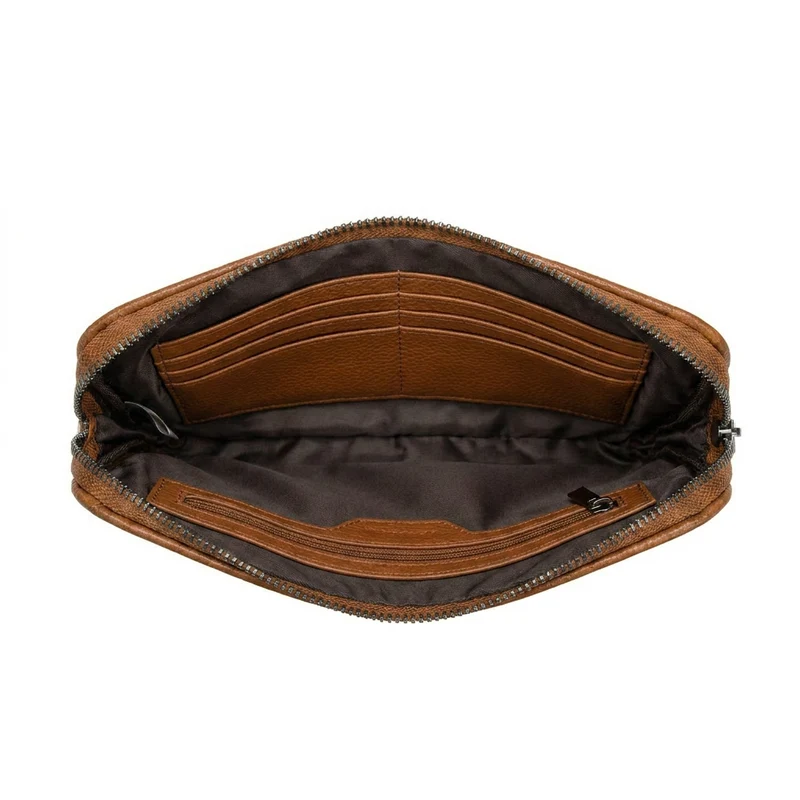 Fingerprint Clutch - Bruin