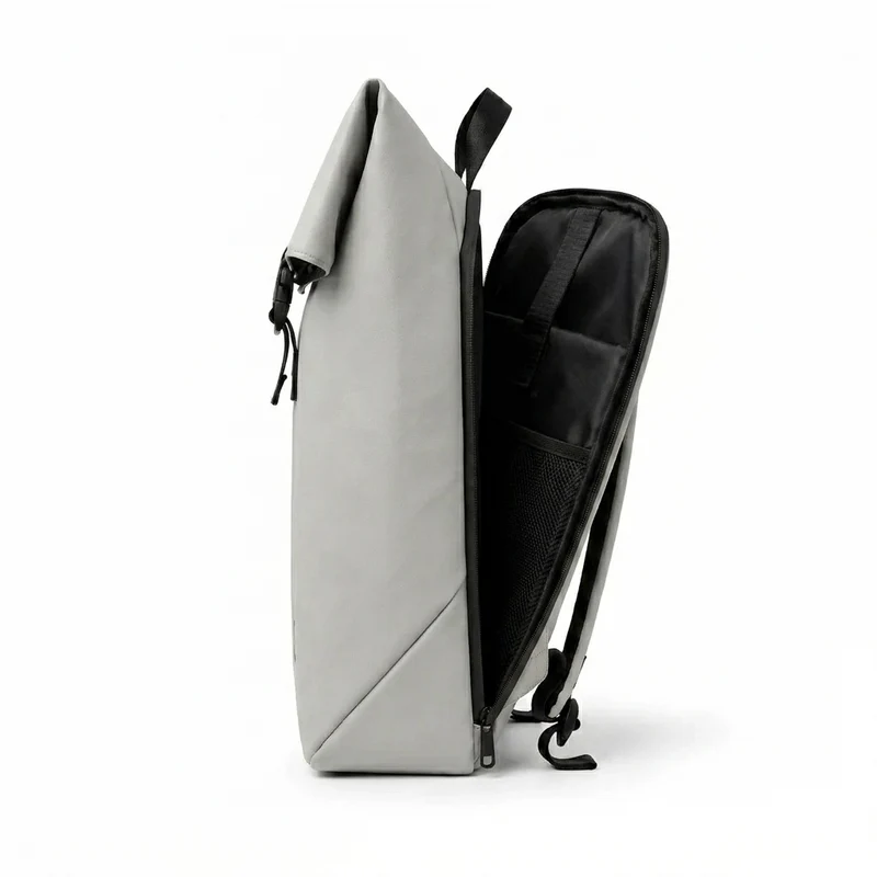 Rolltop Rugzak - Grijs