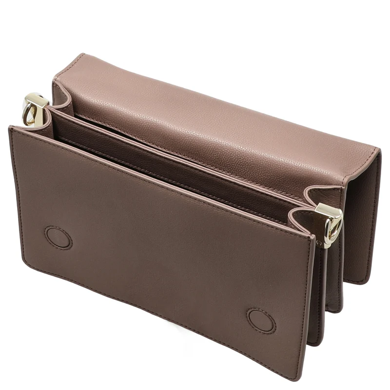 Aigner Livia - Umhängetasche + Tuch 24 cm M (mushroom brown)