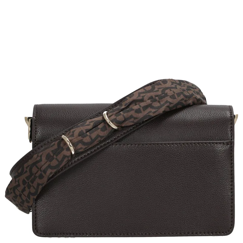 Aigner Livia - Umhängetasche + Tuch 20 cm S (espresso brown)