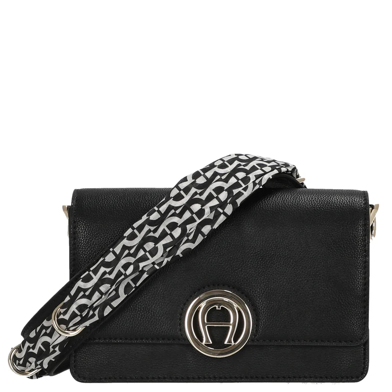Aigner Livia - Umhängetasche + Tuch 20 cm S (black)
