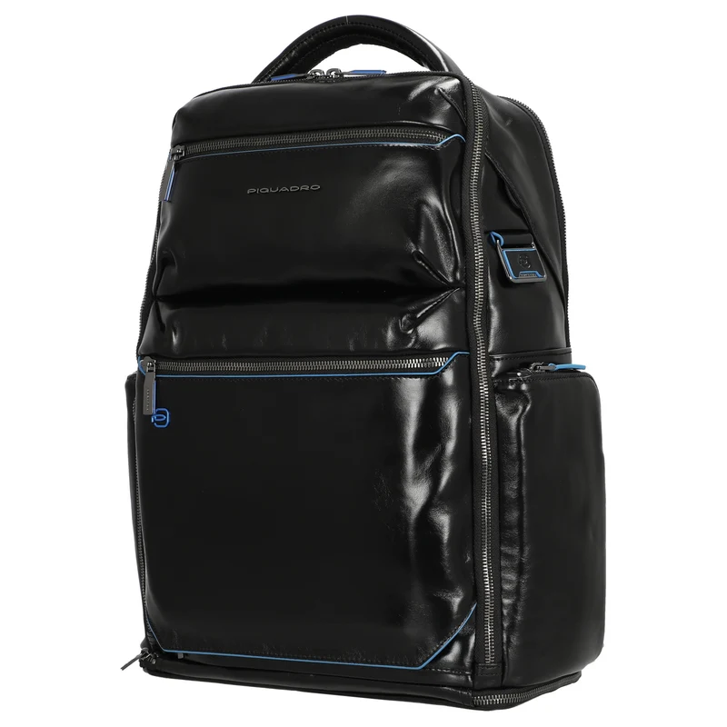 Piquadro Blue Square - Laptoprucksack 15.6" 42 cm (black)