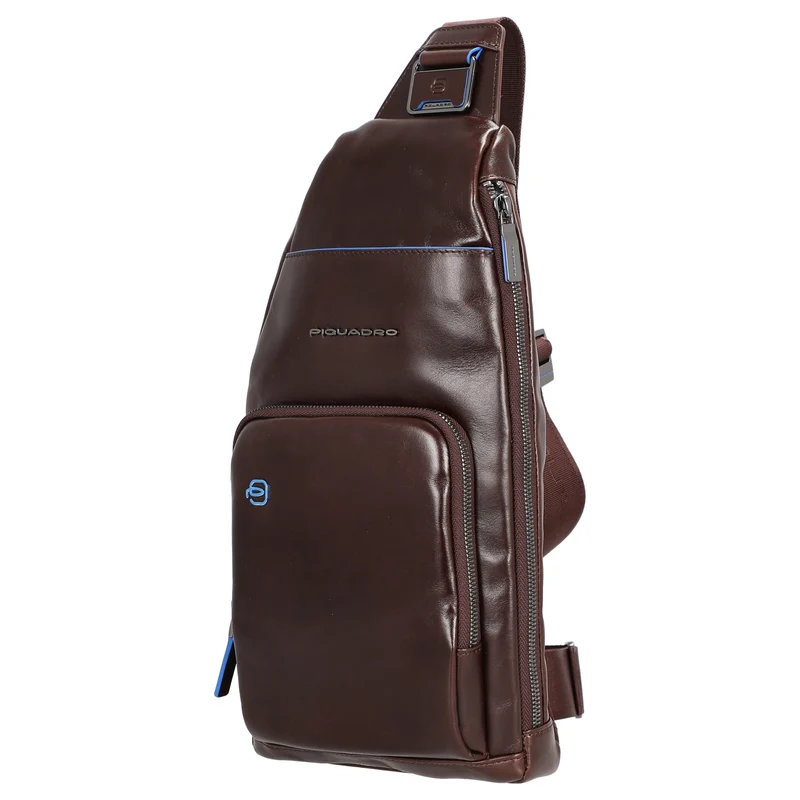 Piquadro Blue Square - Umhängetasche 36 cm (mahogany)