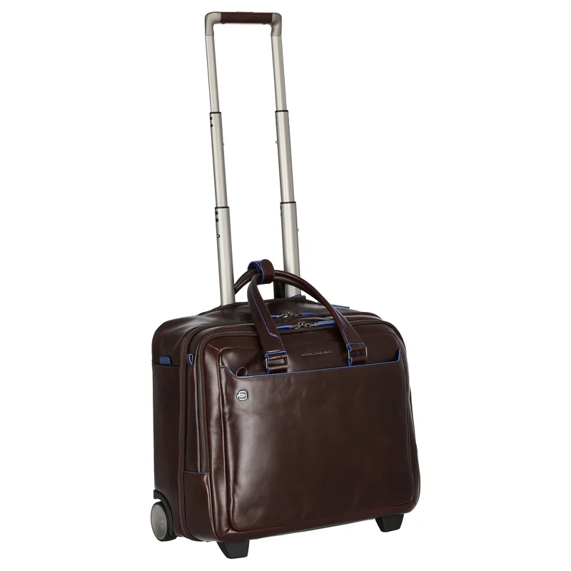 Piquadro Blue Square - 2-Rollen-Businesstrolley 42 cm (mahogany)