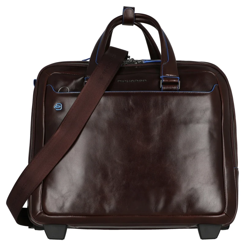 Piquadro Blue Square - 2-Rollen-Businesstrolley 42 cm (mahogany)