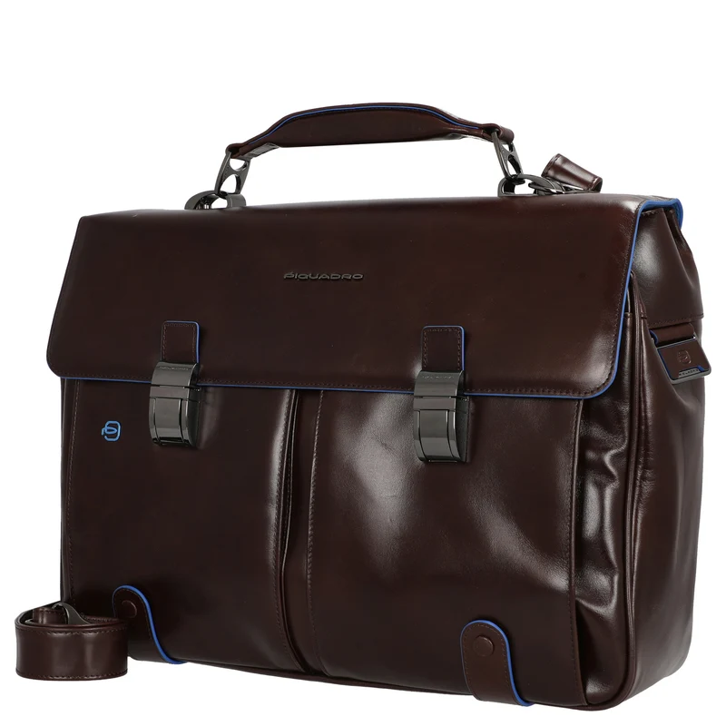 Piquadro Blue Square - Aktentasche 15" 43 cm (mahogany)