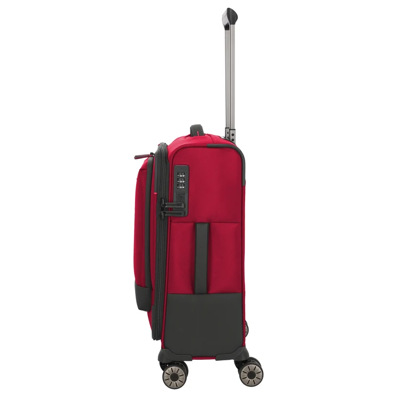 Travelite Crosslite - 4-Rollen-Kabinentrolley S 55 cm (red)