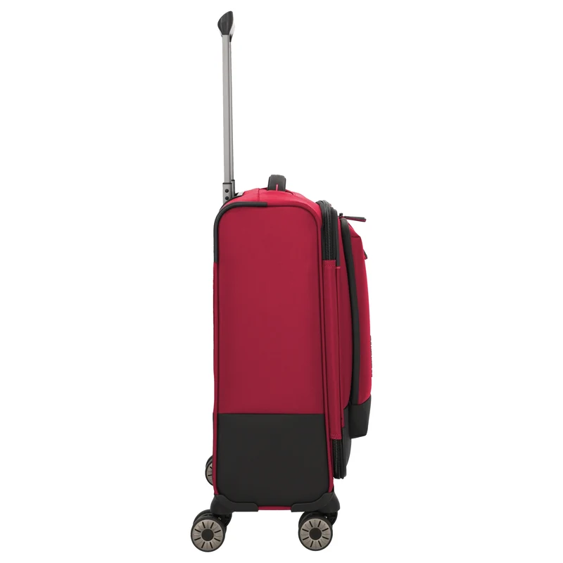 Travelite Crosslite - 4-Rollen-Kabinentrolley S 55 cm (red)