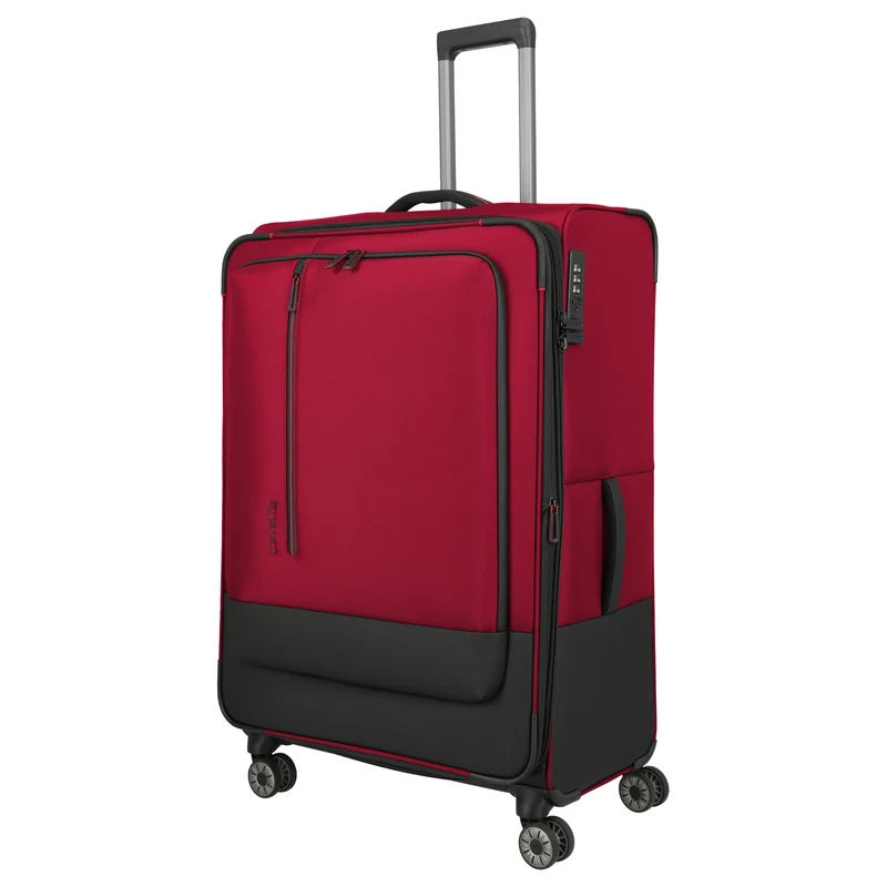 Travelite Crosslite - 4-Rollen-Trolley XL 81 cm erw. (red)