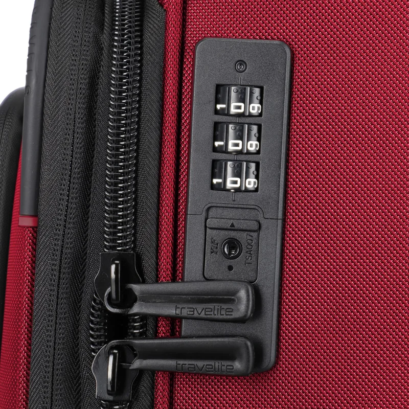 Travelite Crosslite - 2-Rollen-Kabinentrolley S 54 cm erw. (red)