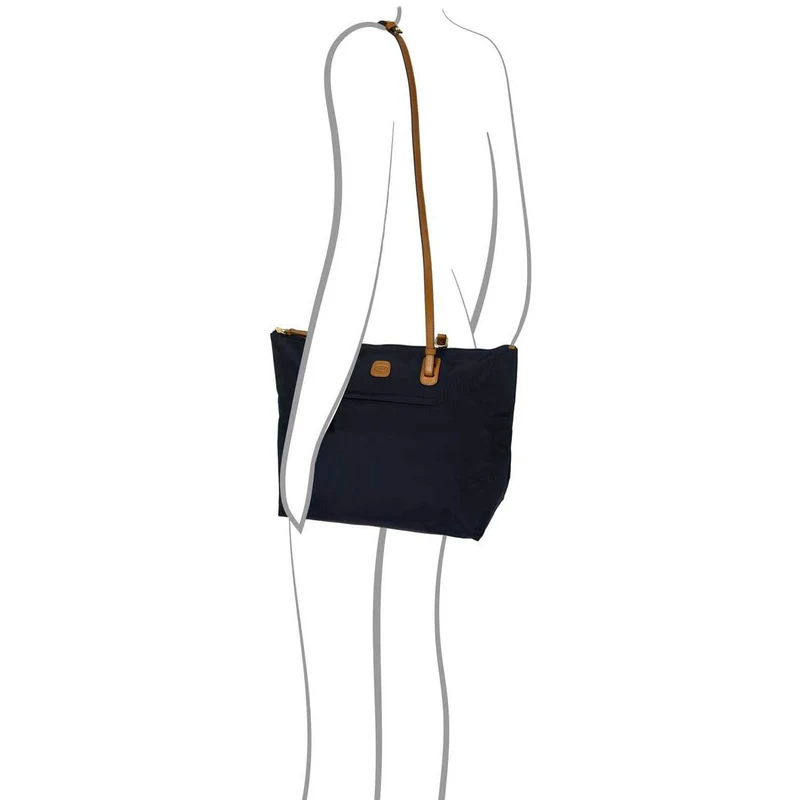Brics X-Bag Shopping L Sportina - Schultertasche 39 cm (blue)