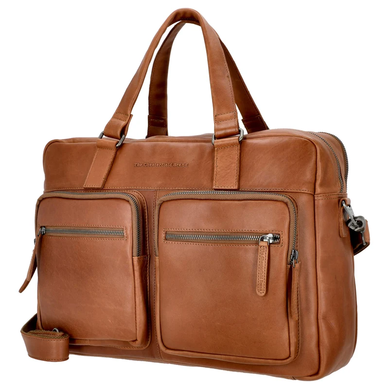 The Chesterfield Brand Misha - Aktentasche 17" Leder 43 cm (cognac)