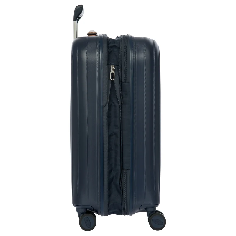 Brics Taormina - 4-Rollen-Kabinentrolley S 55 cm erw. USB (blau)