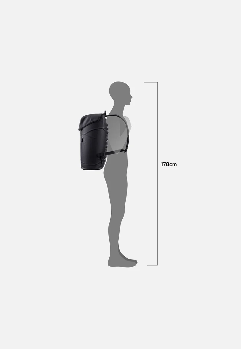 Soulo Metrosphere Black Embossed - Rucksack