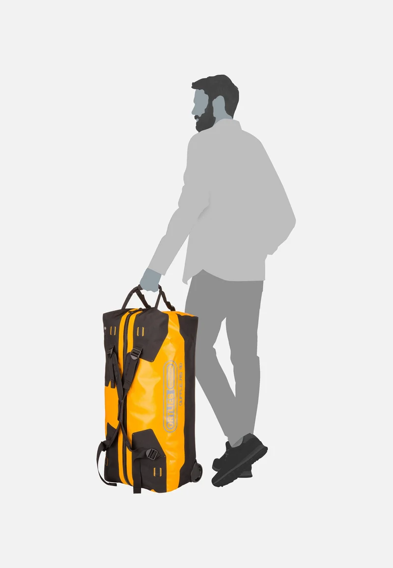Duffle RS 110L Sonnengelb Schwarz - Reisetasche mit Rollen